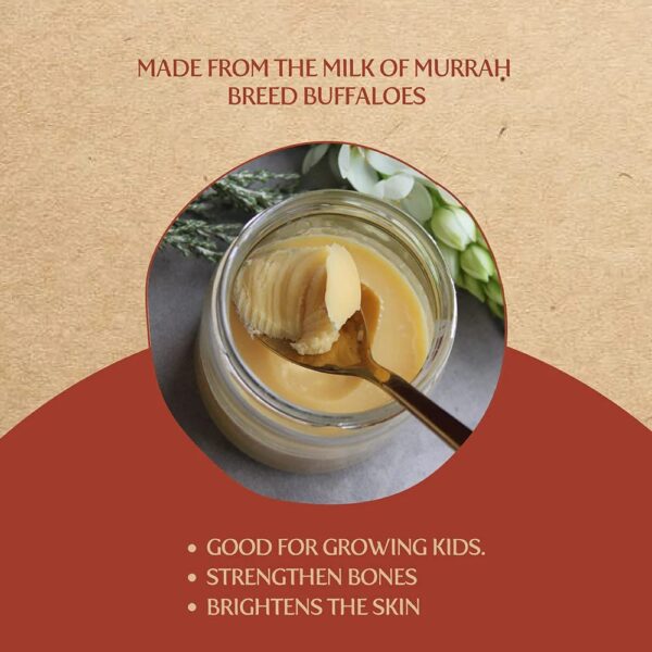 Lasaka Homemade A2 Royal Buffalo Ghee | Authentic Buffalo White Ghee (500ml)